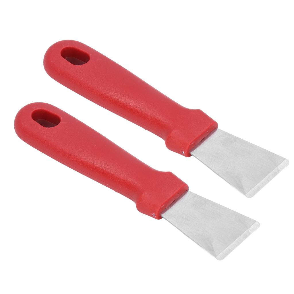 10Pcs Putty Knife Sturdy Durable Stainless Steel Ergonomic Design Nonslip Handle Wide Application