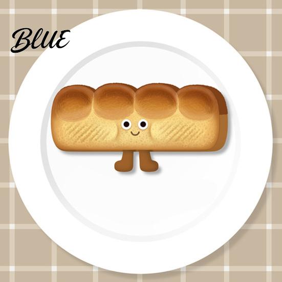 Soft Fabric Pencil Pouch Cute Bread Case Plush Large Capacity Pen Pouch