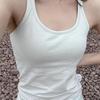 Ebb Women's Racerback Yoga Tank Top with Chest Pads 