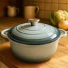 ENAMELED CAST IRON POT 24cm 4L HAGE SEA SALT