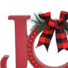Christmas Table Decoration Xmas Party Decor Joy Word Statue Craft Holiday Prop Wedding