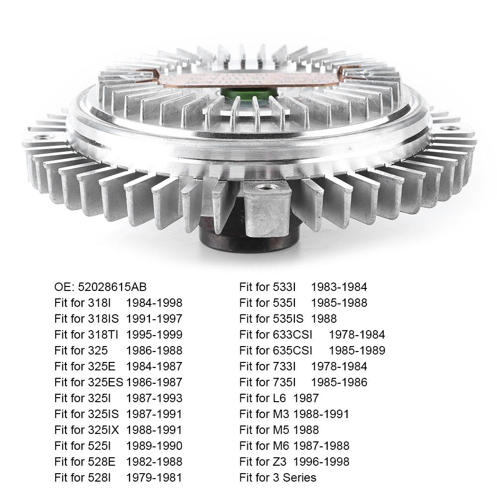Engine Cooling Fan Clutch 11521740962 Car Replacement Fit for 318I 525I 325E 535I