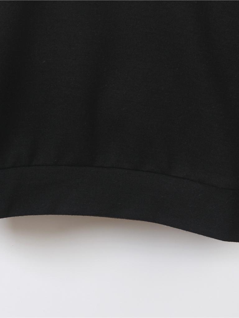 Sudadera con Capucha Negra Casual Infantil Estampado Caníbal Oscuro y Bizarro para Niños y Niñas en Otoño e Invierno