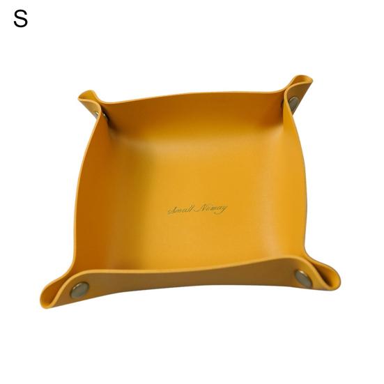 Bandeja de armazenamento de mesa decorativa leve bandeja de armazenamento de mesa placa chave decoração para casa
