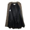 Celine Excellent Condition, Domestically Authorized 2M038043K Tweed Tube Mac Coat 52 BrownUsed