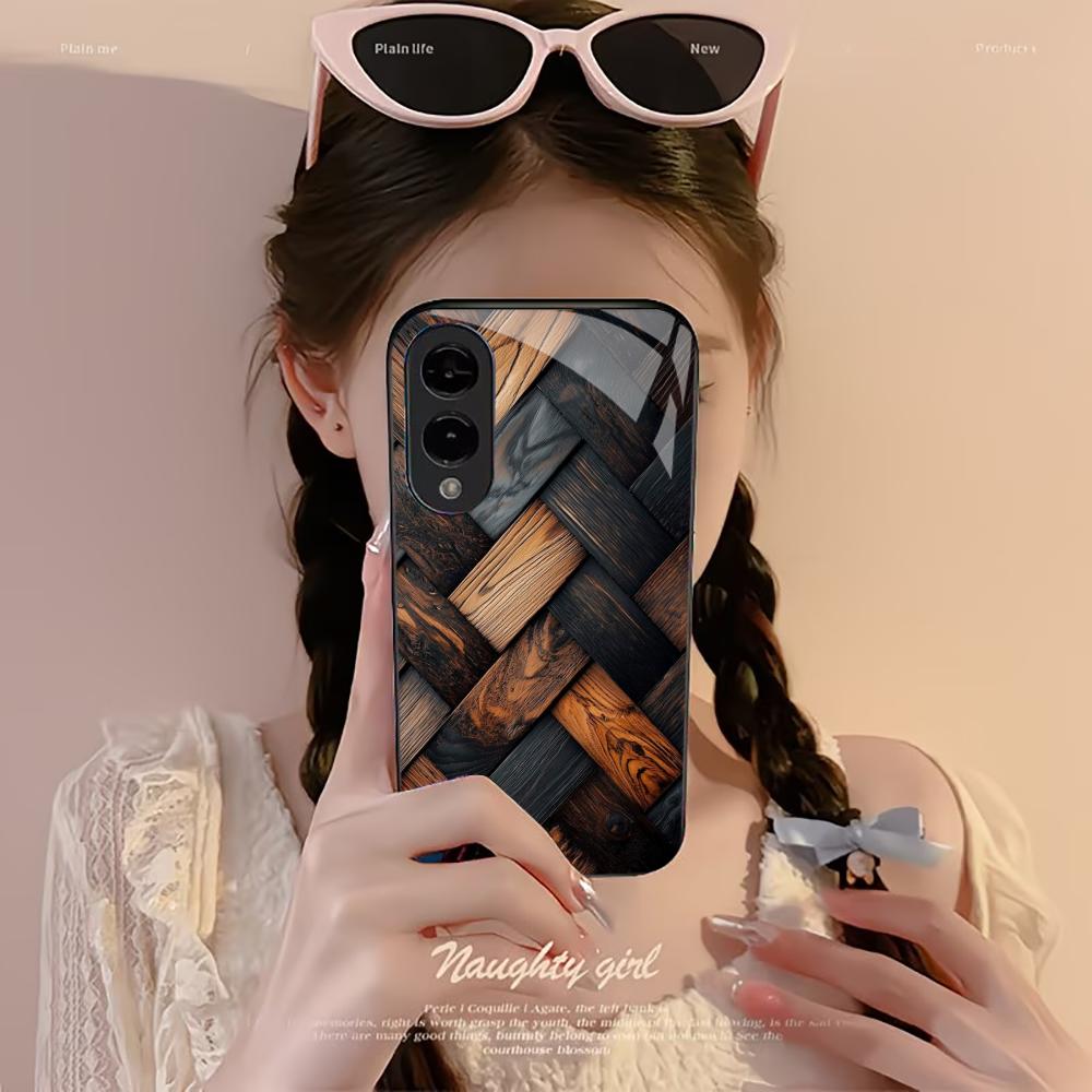 Exquisite Luxury High-end PhoneCase Glass TPU PhoneCase for Samsung Galaxy S26 S25 S24 S23 S22 S21 FE,Ultra,Plus Dropresistant