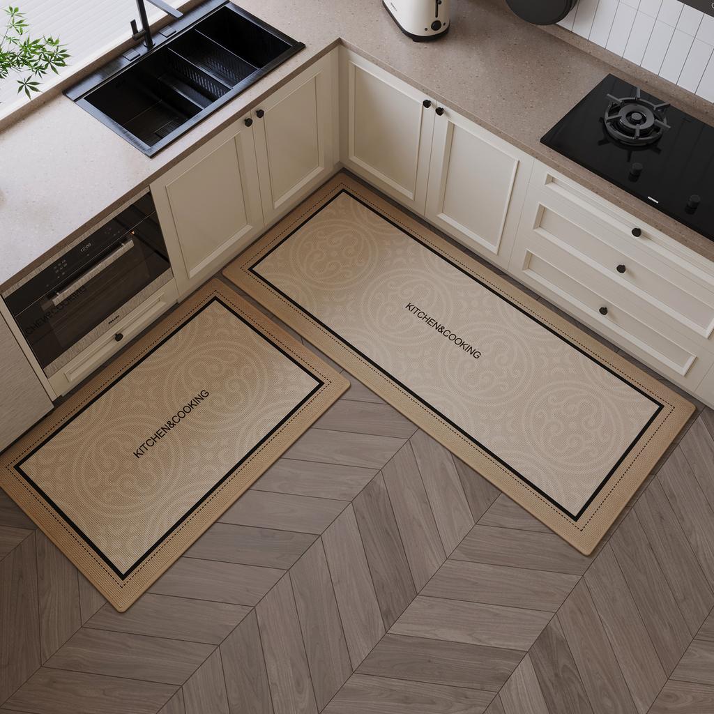 Non-Slip Kitchen Mat Oil-Proof Waterproof Washable Entrance Door Mat Long Runner Rug Absorbent Durable Floor Mat