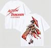 Action Taiunisexin Anime Lover TShirt Harajuku Cotton NewModel High Street Oversized Unisex Retro Fashion Couples Hot Product
