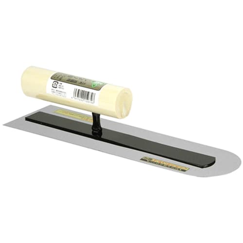 Midoricho Flexible Trowel for Civil Engineering and Landscaping, Stainless Steel, Rounded Tip, 0.4mm Thick, 300mm