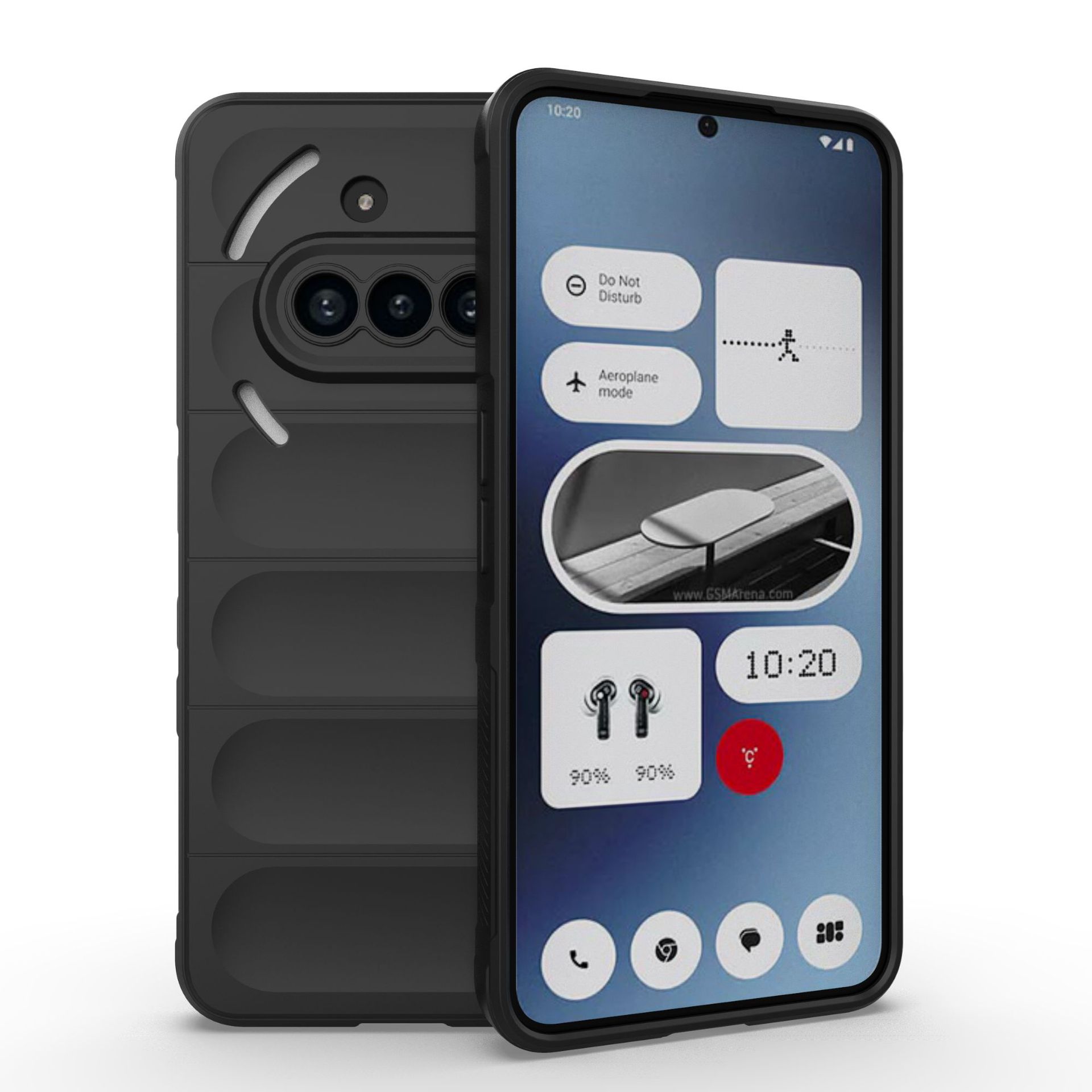 Nothing Phone 3A Phone Case,Soft TPU Shockproof Phone Cover for Nothing Phone 3A чёрный