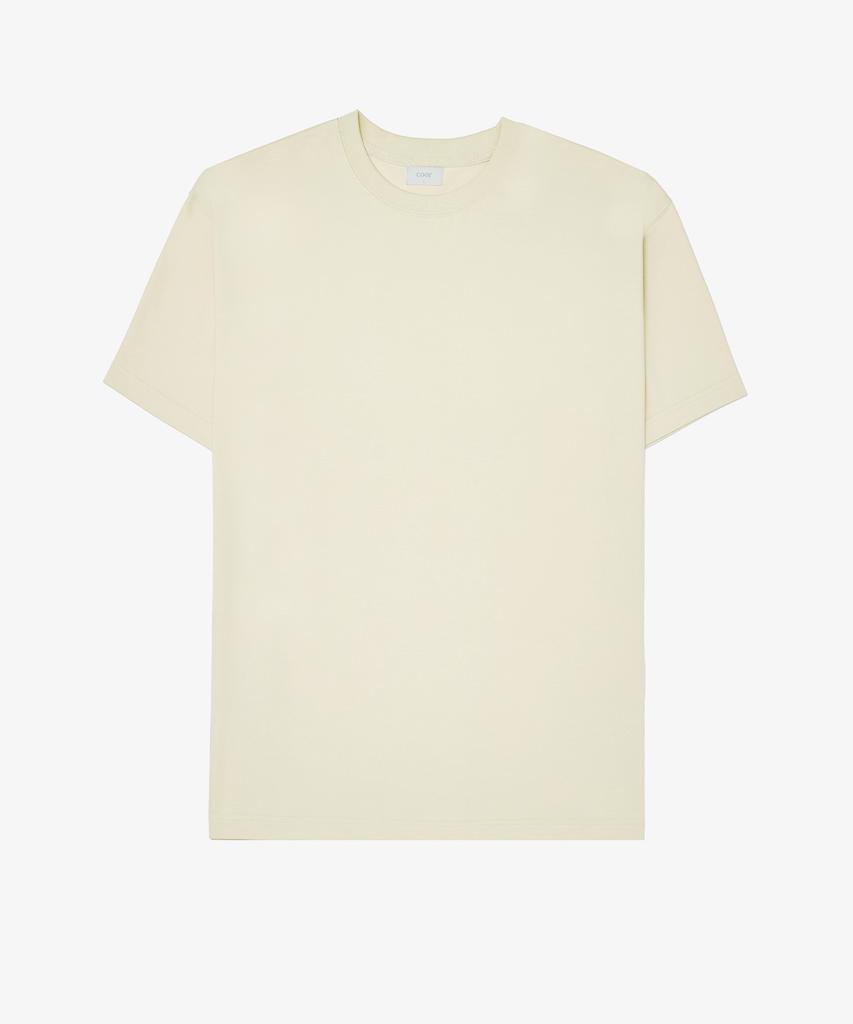 Kueo Supima Cotton Semi-Overfit T-Shirt (Corn Silk)