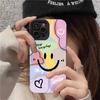 Phone Case For iPhone 17 16 15 14 13 12 11 Pro Max Plus Mini XS X XR 16e Cute Smile Love Heart Design Candy Soft Silicone Cover
