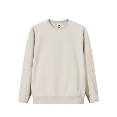 Anta Autumn Comprehensive Training Sheep Warm Fleece Pullover Sweatshirt Men Sweatshirt 952547704-1