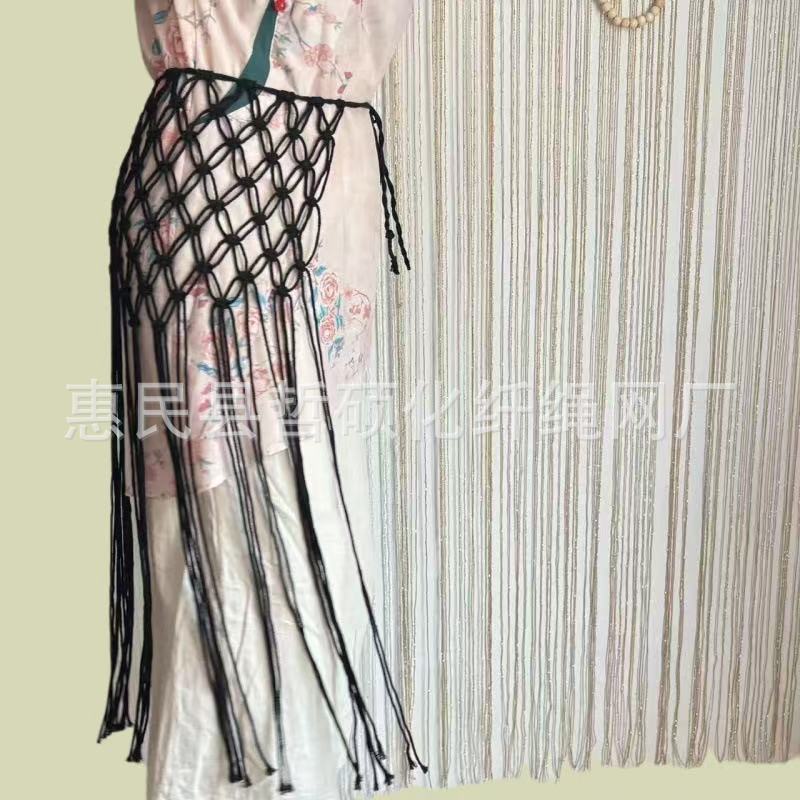 Bohemian Skirt Fishnet Festive Handwoven Waist Jewelry