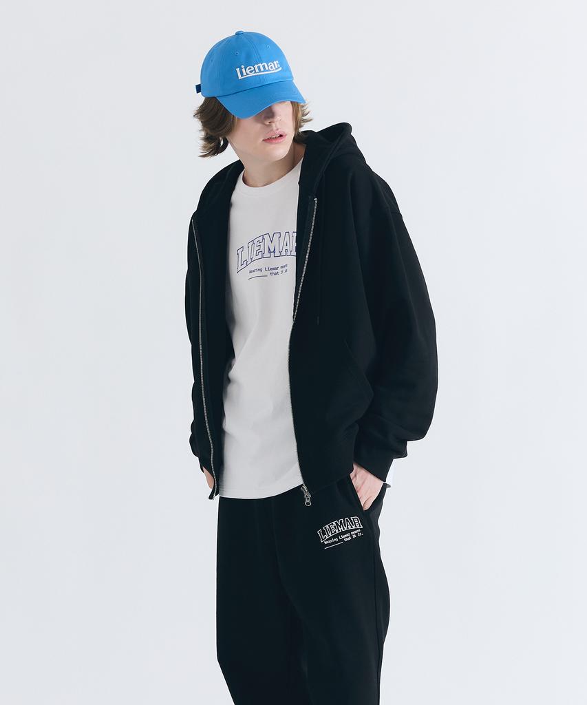 LIEMAR Embossed Embroidery Ball Cap Blue