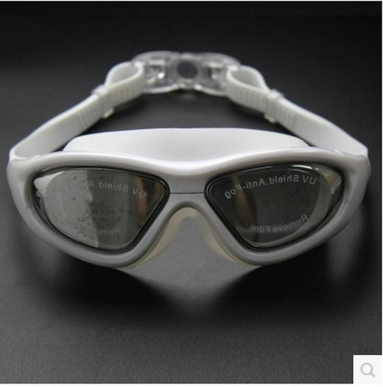 

Оригинальные очки для плавания с электролитическим покрытием против запотевания с большой оправой для дайвинга, водонепроницаемые и удобные, унисекс