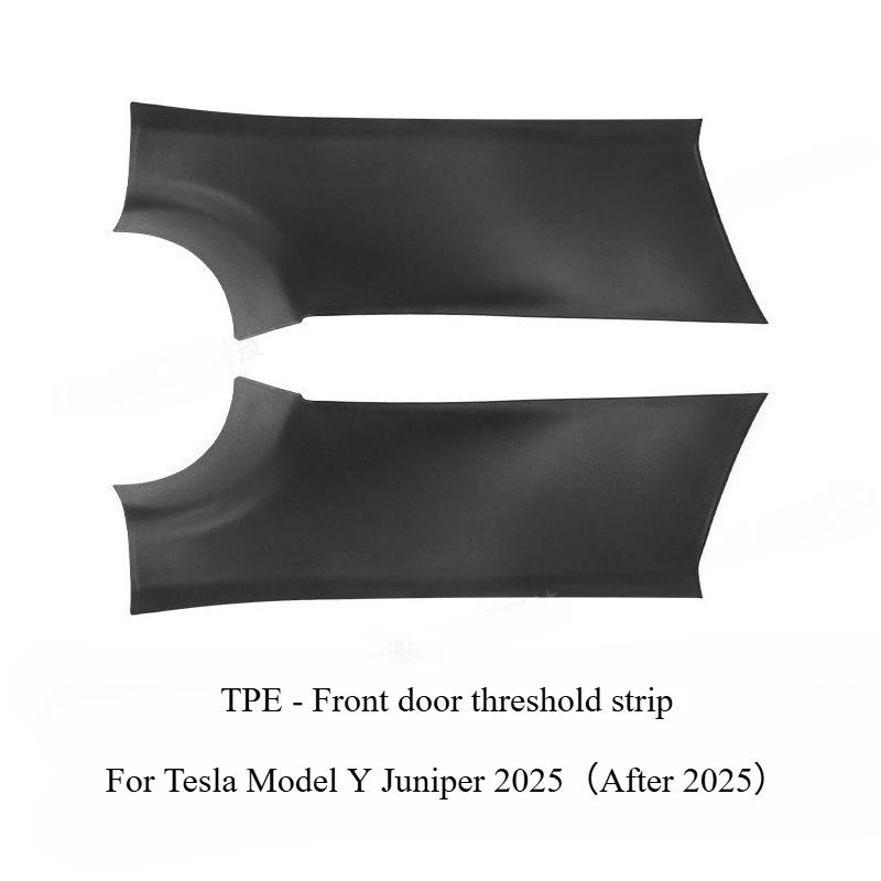 For Tesla Model Y Juniper 2025 Door Sill Strip Guard Car Decor Accessories Front Rear Door Threshold Anti-kick Pad Protector