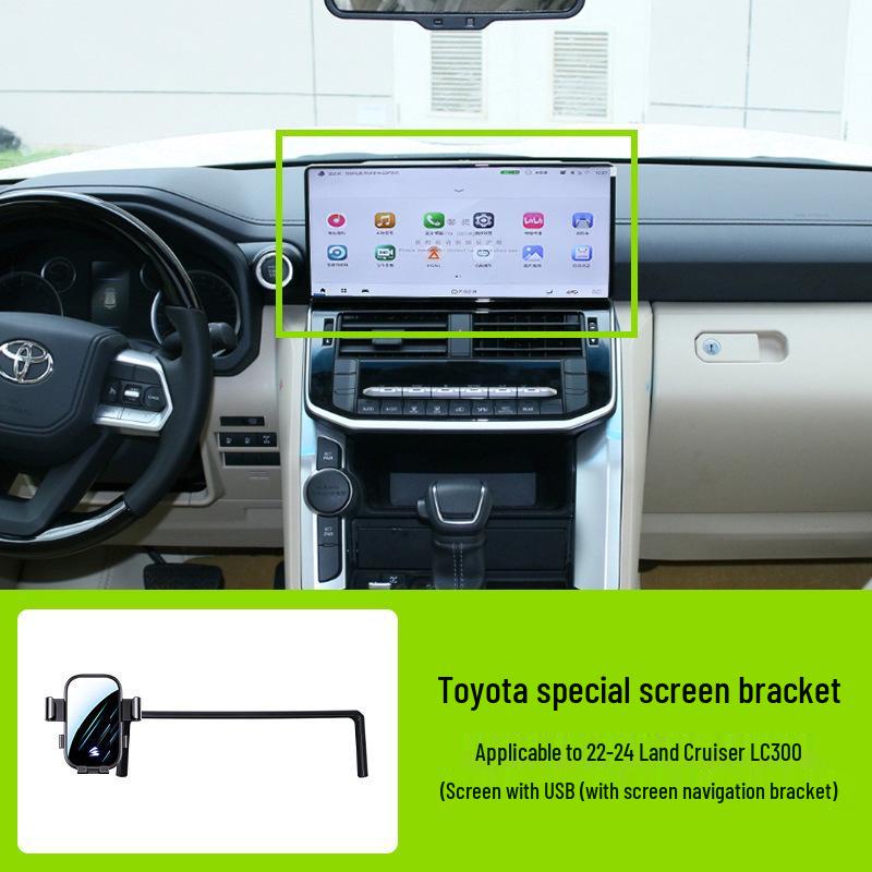 Toyota Auto-Bildschirm Handyhalter - Horizontale Stumme Spiegel-Navigationshalterung