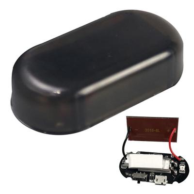 Pzuryhg Autoalarm, Autoalarm LED-Licht, Autoalarmanlage Diebstahlschutz, Blinkende LED