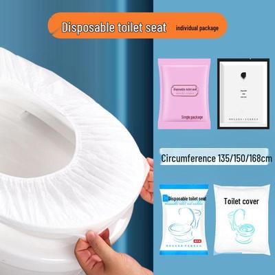 Disposable Waterproof Toilet Seat Cushion - Thick, Travel-Friendly, Postpartum Use, Universal Fit, Individually Packaged