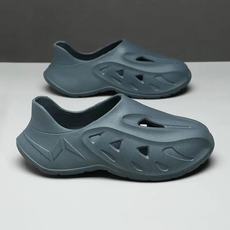 Sports Men's Sandal Hole Shoes Barefoot New Design 2025 Japanese Adult On Offer Eva Summer Daily Use Pvc Casual Styles Male Shoe