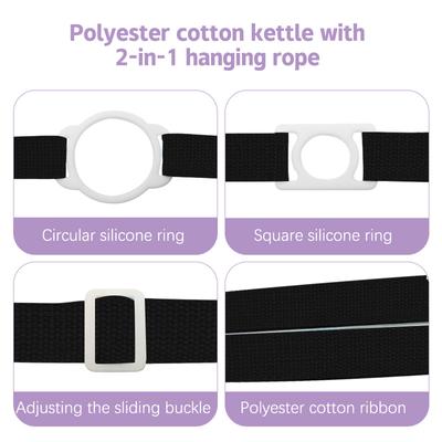 Sangle de bouteille d'eau réglable 2 en 1, sangle d'épaule universelle et portable pour bouteille d'eau, porte-gobelet, sangle de voyage