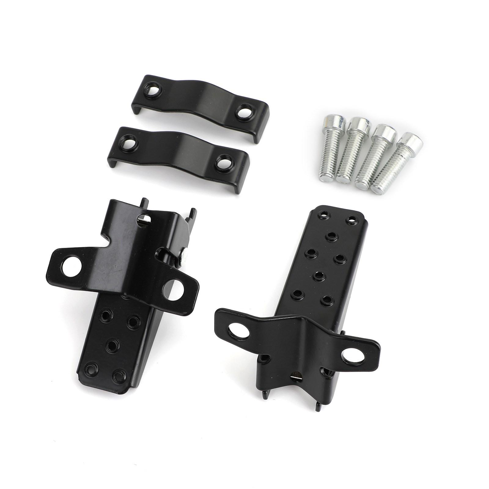 

Universal For Motorcycle Passenger Foot Peg Rear Pedal Footrest 25-28mm Black