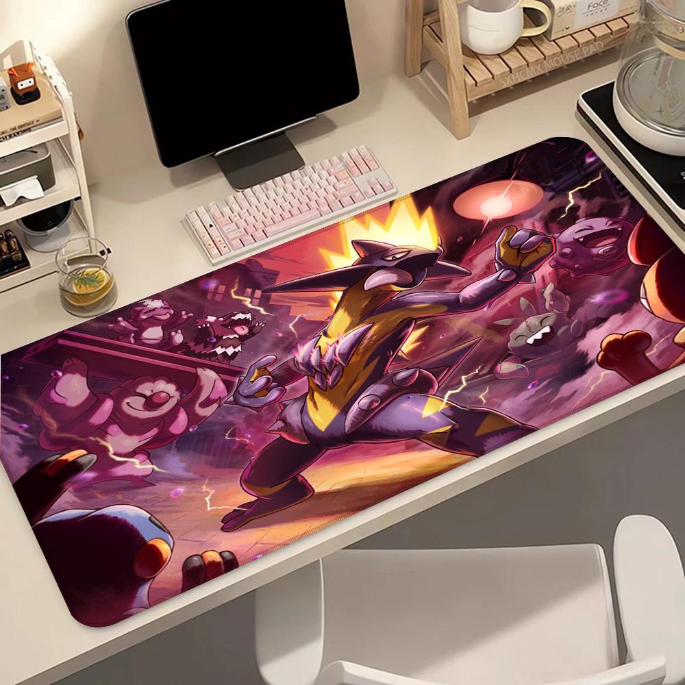 P Toxtricity Anime Mouse Pad Colorful Gamer Cabinet Mousepad Keyboard Rug Laptop Gaming Pc Accessories Rubber Desk Mat