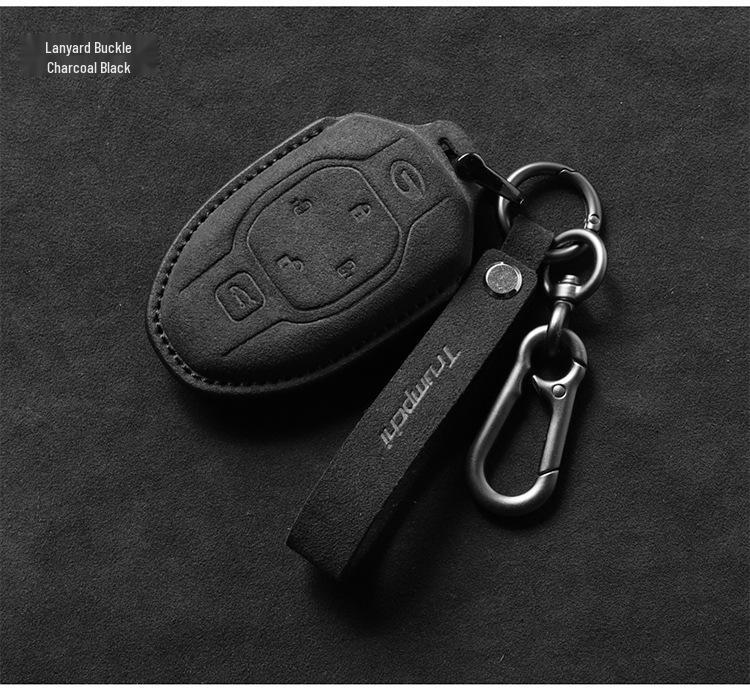 Trumpchi Key Cover: M8, E9 Yingku, GS3, GS8, Suede Shadow Leopard, DCT Gemini Protection Shell.