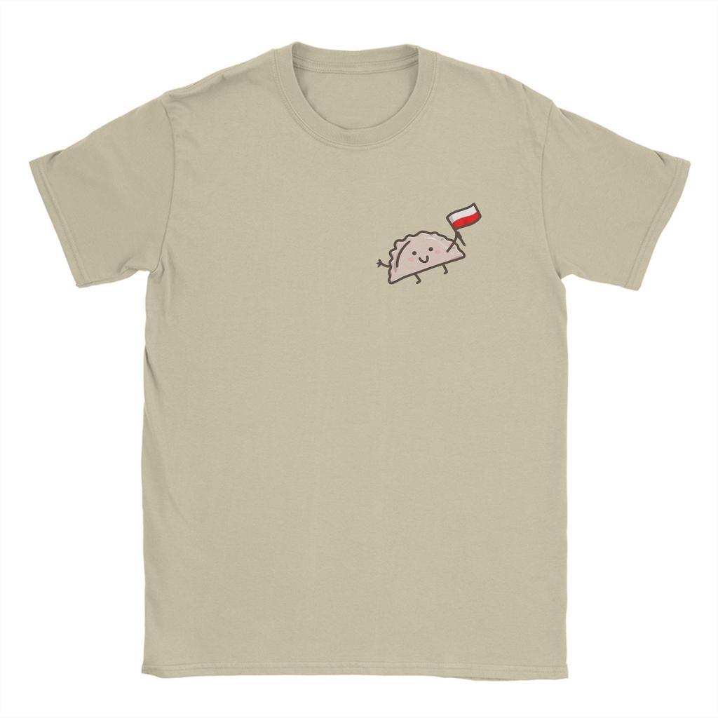 Pierogi krakow Vintage C T-Shirts Men Leisure Cotton Tees Crewneck Short Sleeve T Shirt Birthday Present Clothes