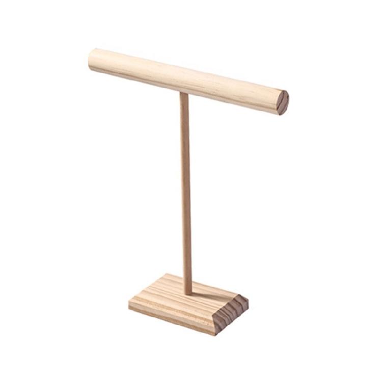 Simple Yet Stylish Wooden Holder for Bangles and Bracelets Handmade Necklace Display Stand for Home or Retail Use