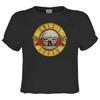 Amplified Womens/Ladies Bullet Guns N Roses Crop Top