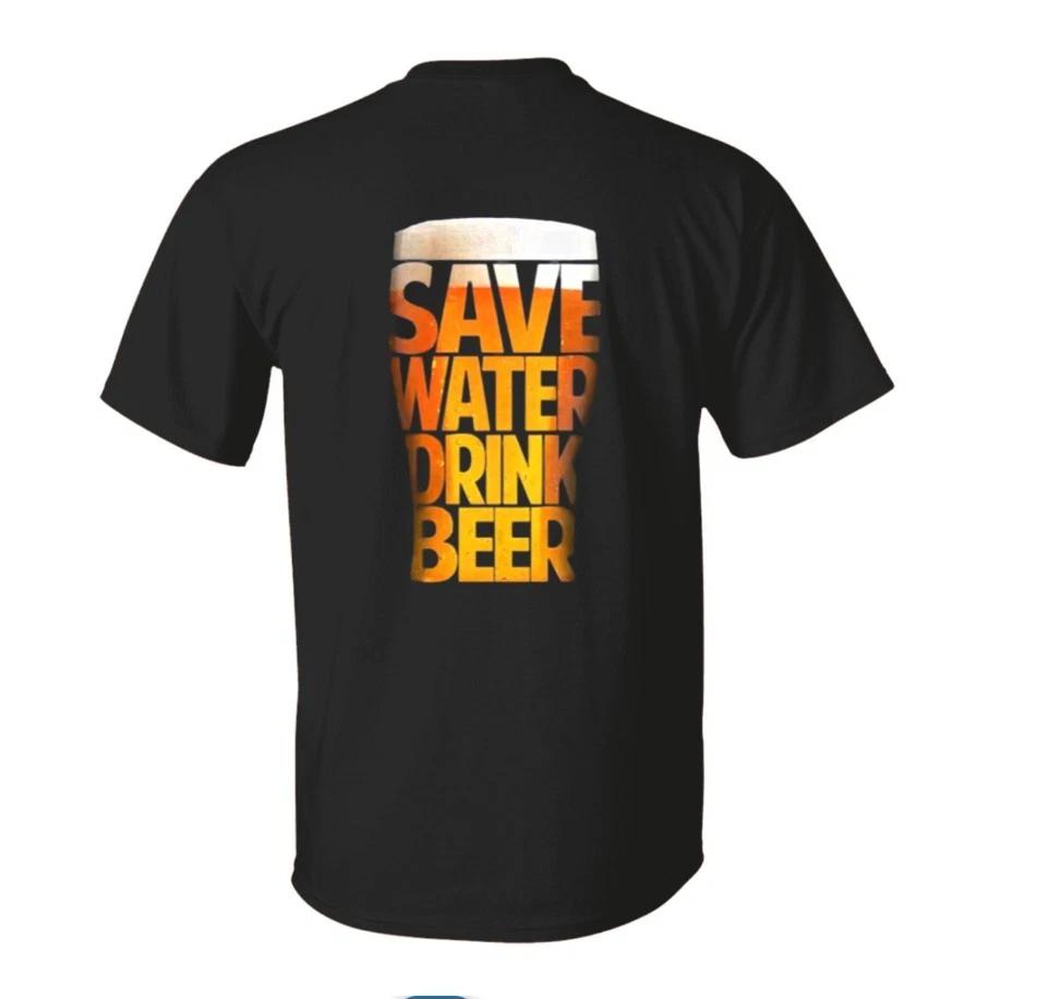 Cheers Beer Suds, Save Water Drink Beer T Shirt 3XL