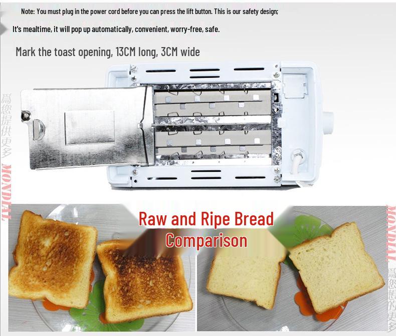Automatic Sandwich Maker & Toaster Oven for Home Use