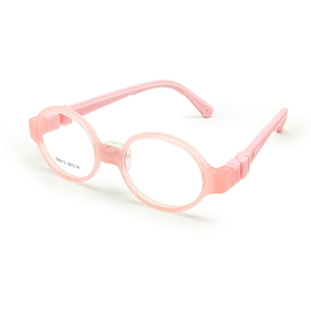 Children Optical Glasses Size 38 With Nose Pad No Screw Bendable Kids Frame Teens Silicone Safety Flexible
