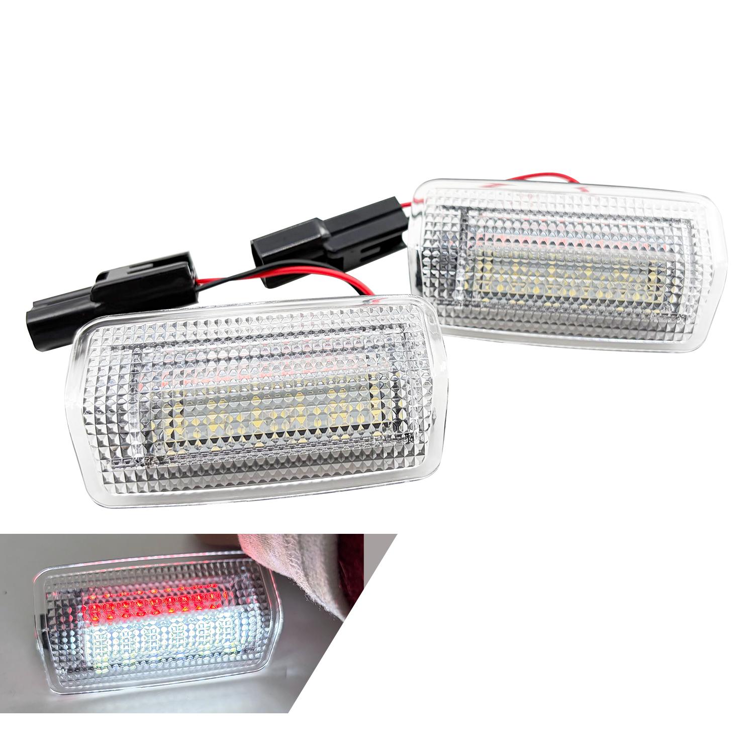 

2pcs Car Led Courtesy Lights For Lexus IS ES LS RX GX LX GS For Subaru BRZ 13- For Scion FR-S 13- Door Lamps Assembly білий/червоний