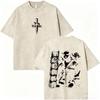 T-shirt Grafica Album ICEMAN Rapper Drake Vintage Lavato Uomo Donna Moda Hip Hop Oversize T-shirt Maschile Casual T-shirt in Cotone