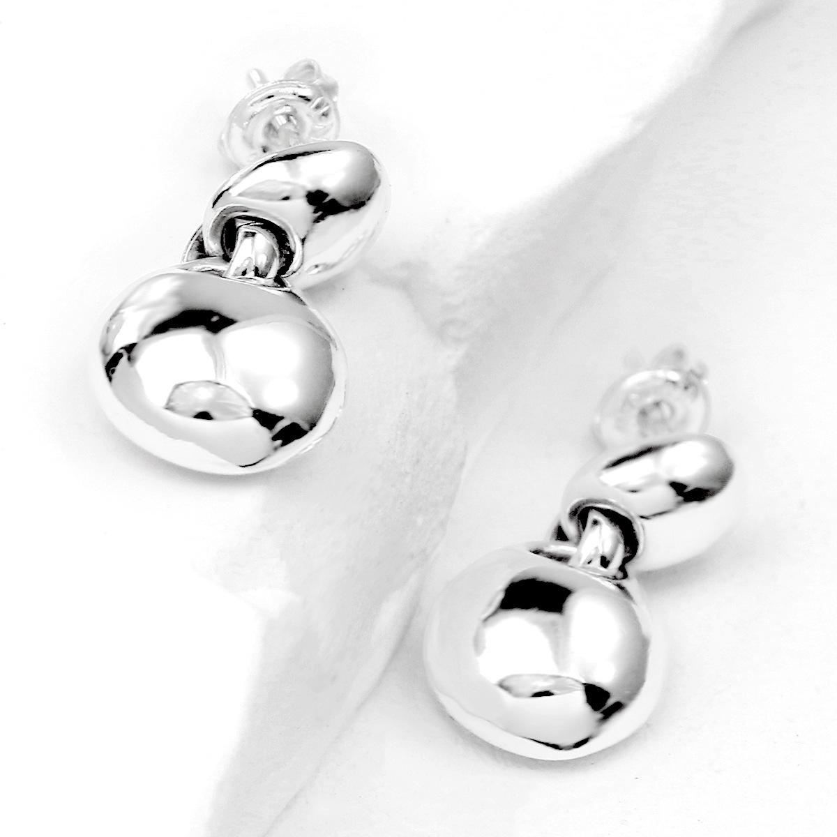 2025 UNOde50 Shiny Beaded Stud Earrings for Women – Light Luxury Retro Style