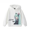 Mikina s potiskem kreslené postavičky Hatsune Miku (MIKU 2026)Trendy Unisex styl pro podzim/zimu; Všestranné a snadno se stylovat (Inspirováno cosplayem)