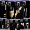 Open Champagne to Celebrate Phone Case For Iphone 17 Air 15 Pro 14 Plus 16 Pro Max 12 13 Mini 11 16E X XS Cover Cute Fundas
