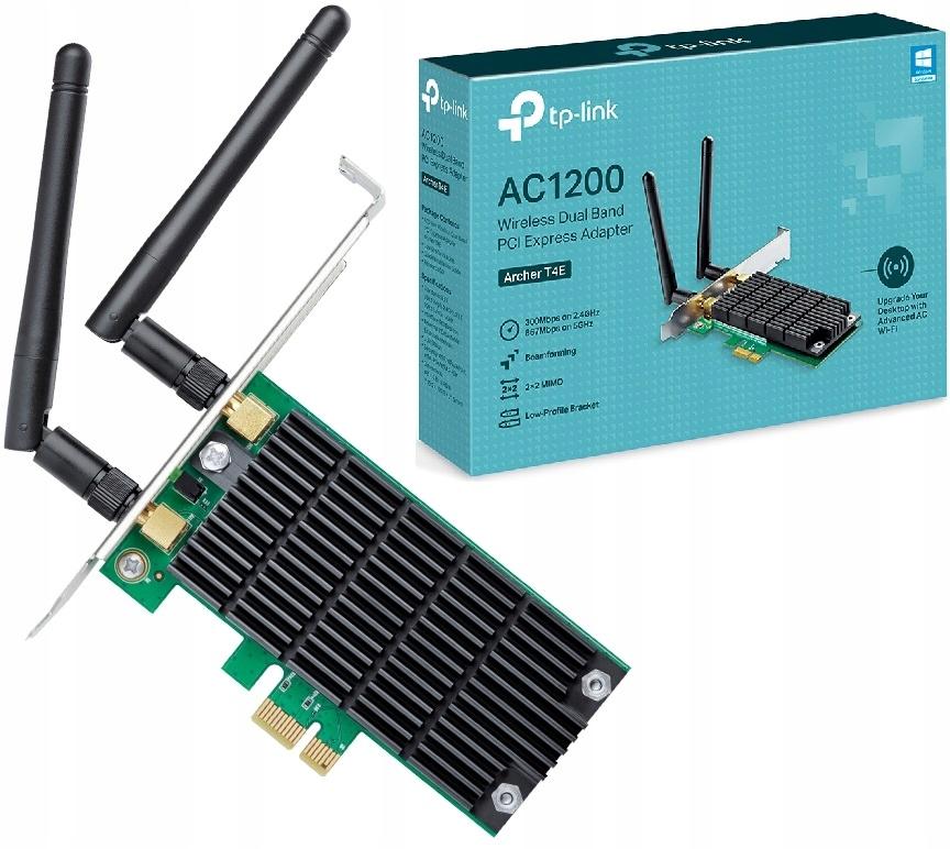 Karta Sieciowa TP-Link Archer T4E WiFi AC1200 PCI-E