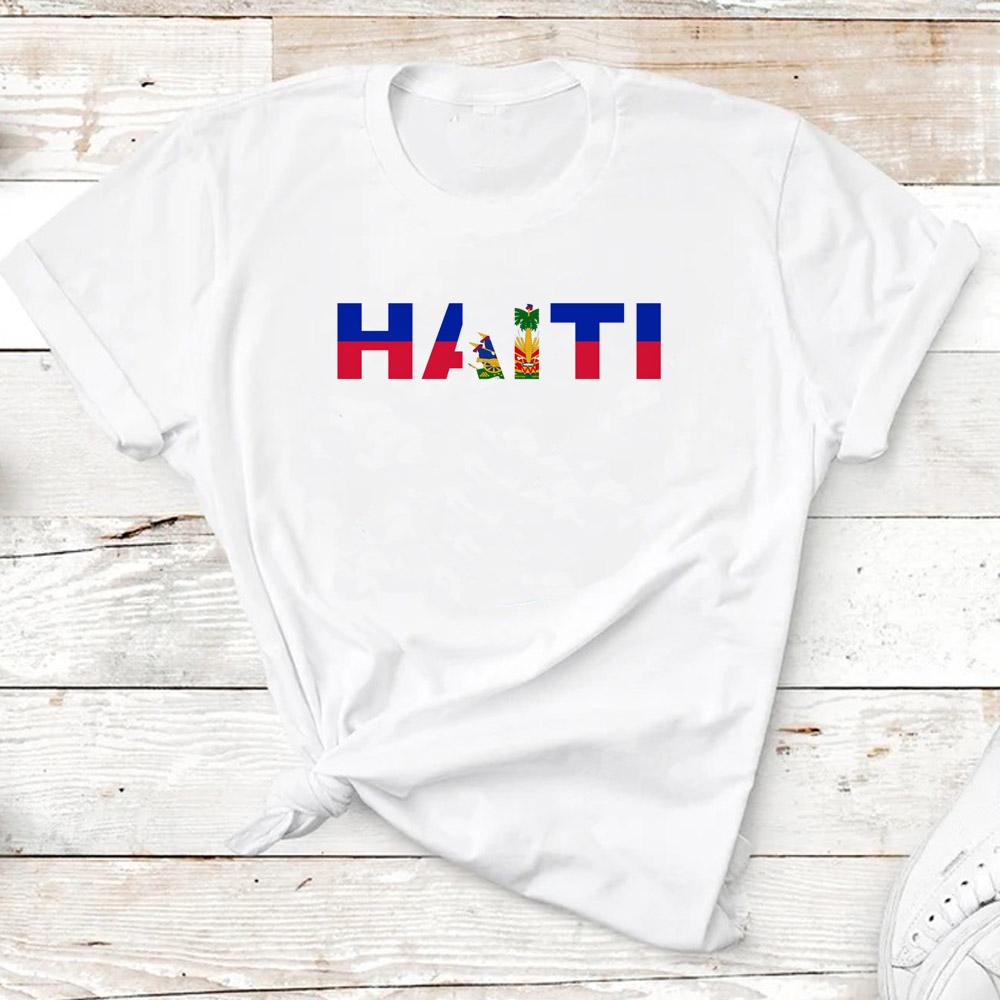 Haiti Tee Women Japanese Comic Unisexga Tshirt Girl Japanese Graphic Streetwear Clothing