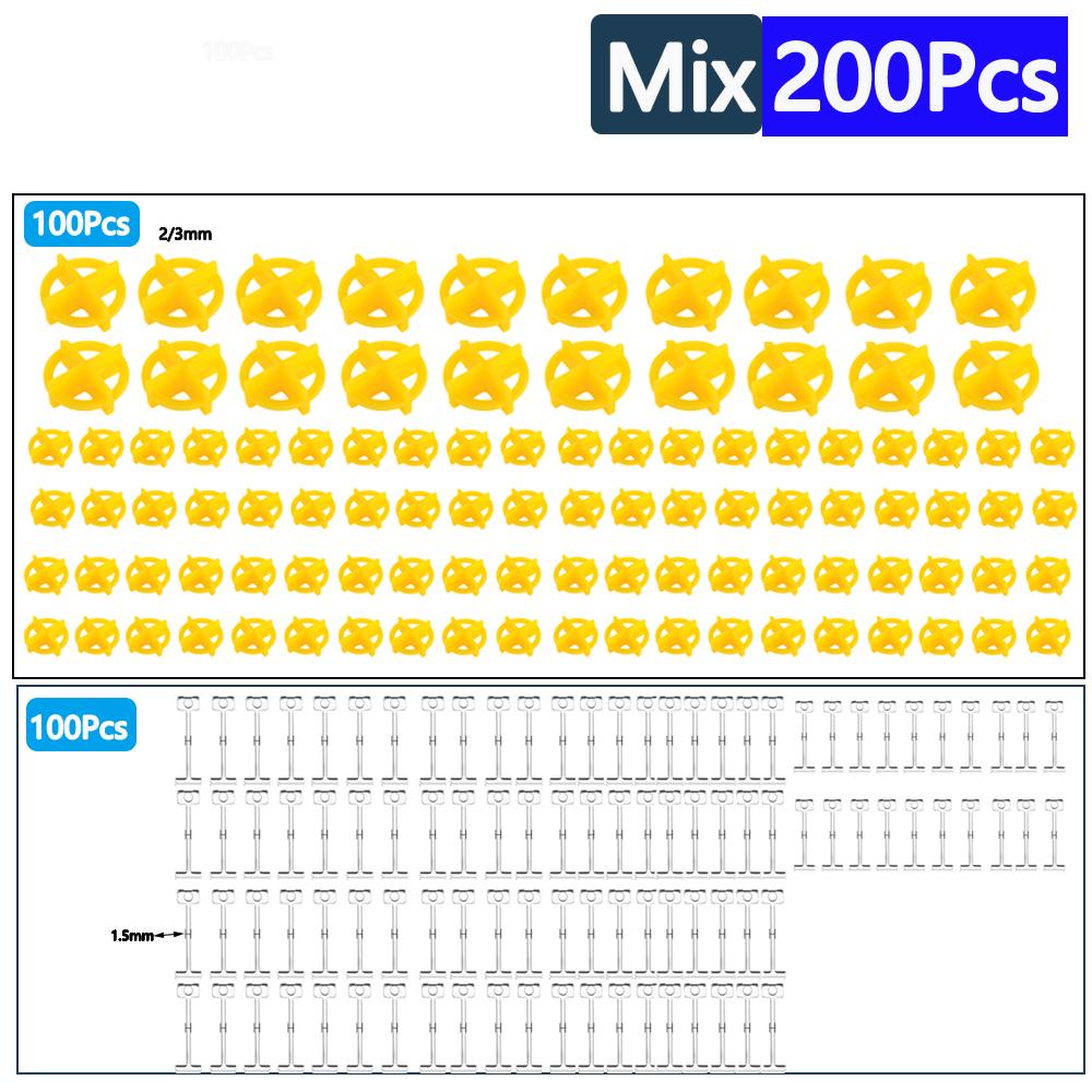 5-750pcs Floor Tile Leveling System Clips Leveler Adjuster Tile Locator Spacers Set for Porcelain Tile Wall Construction Tools