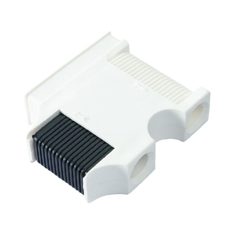 

Вішалка для човна Поруччя для човна та затискач для шипа Універсальний морський бампер Регулятор Затискач для човна Морський аксесуар білий/чорний