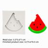 Washable Silicone Mould Watermelon Slice Fruit Silicone Mold Baking Mold  Fondant Cake Decorating
