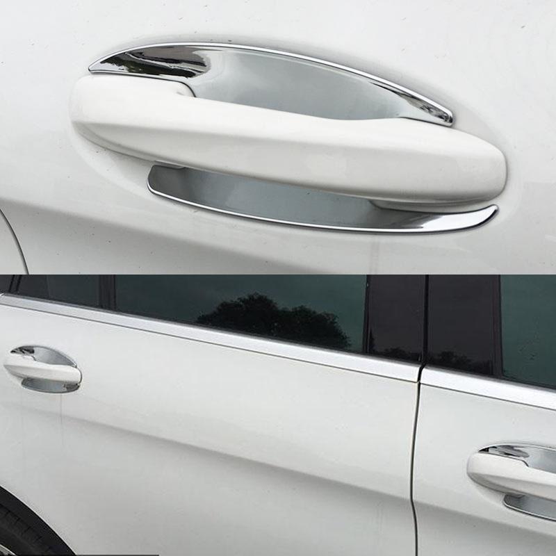 Car Door Handle Bowl Trim Cover Protect for Mercedes benz EQB X243 2022 2023 2024 2025 2026