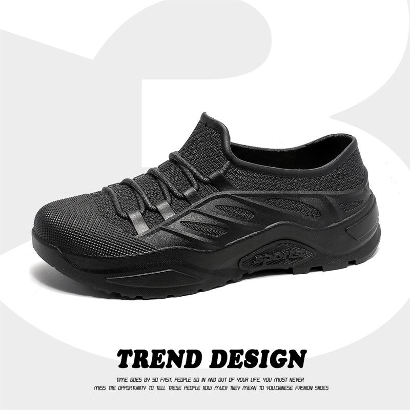 Wasserdichte, rutschfeste Niedrigschaft-Gummistiefel für Herren - Bequeme, verschleißfeste Schuhe für Frühling und Herbst. Ideal für den Freizeitgebrauch und die Arbeit.