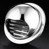 Stainless Steel Exterior Wall Air Outlet Grille Round Heating Cooling Vent Cover