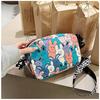 Cartoon Oxford Cloth Crossbody Bag for Women, Cute Print Square Shoulder Purse, Casual Daily Handbag CLE