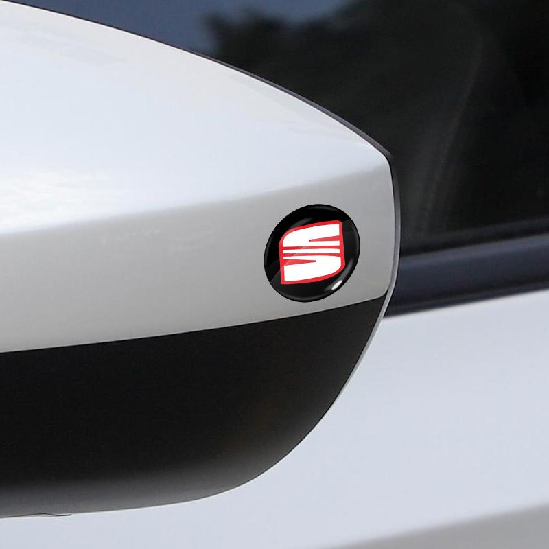 2/4/6 Stück Auto Türschloss Schlüsselloch Aufkleber Emblem Auto Schutzaufkleber für SEAT MK3 Leon 5F Ibiza 5 6 MII Altea Toledo 3 Cordoba Alhambra
